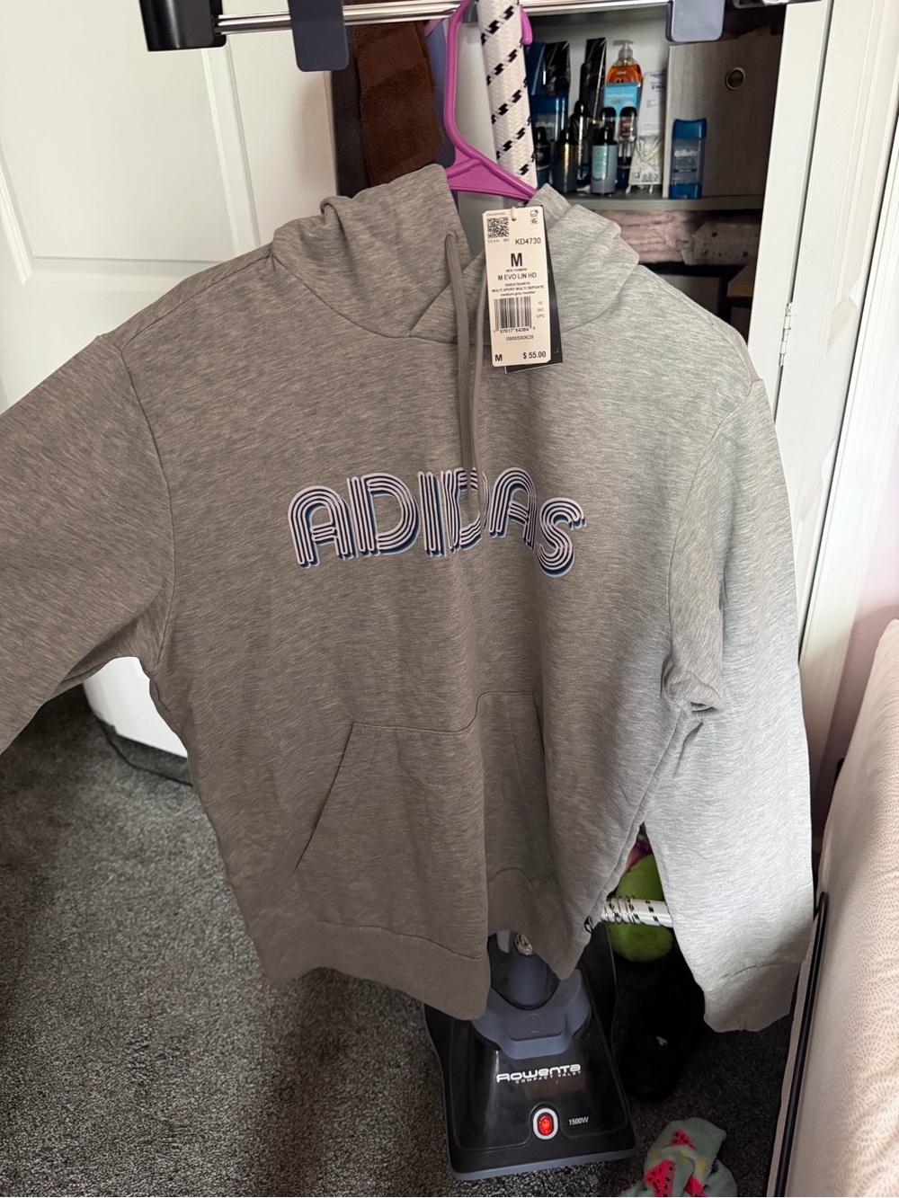 Puma Men’s Gray Crewneck Sweatshirt with Subtle Logo Detail